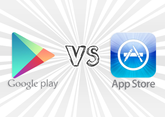 App Store and Google Play: infographic 